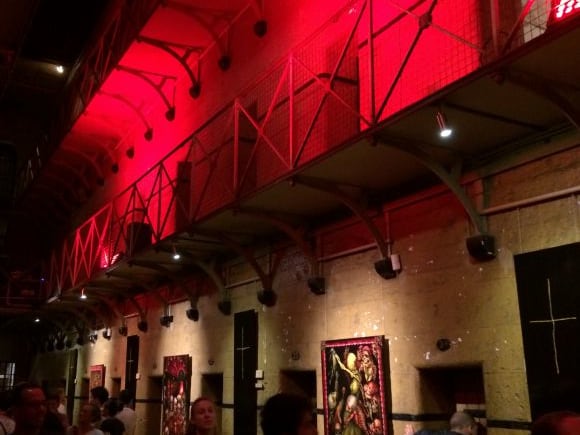Seven Deadly Sins within the Old Melbourne Gaol White Night 2015