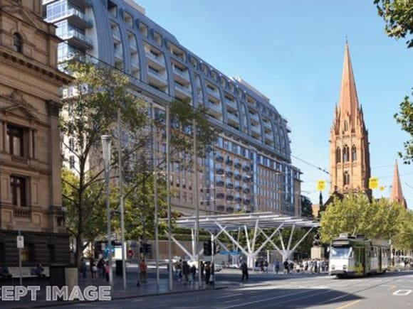 Town Hall City Square / Collins Street entrance - image: Rail Projects Victoria Melbourne Metro's finalised station designs unveiled