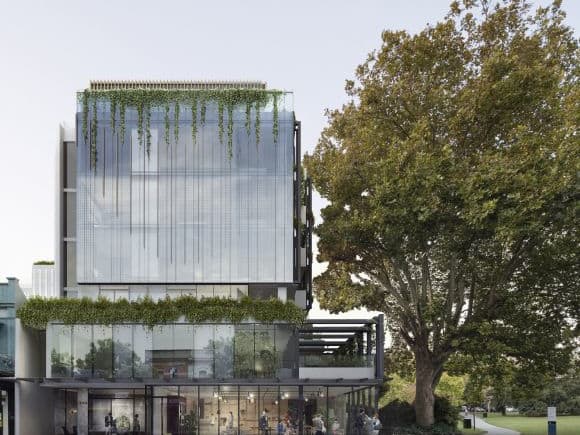 Rockley Gardens provides a retail frontage to Toorak Road. The Hanging Gardens of South Yarra