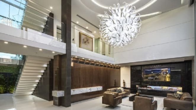 Iris Cristal Bohemia chandeliers aplenty in most clicked Toorak home