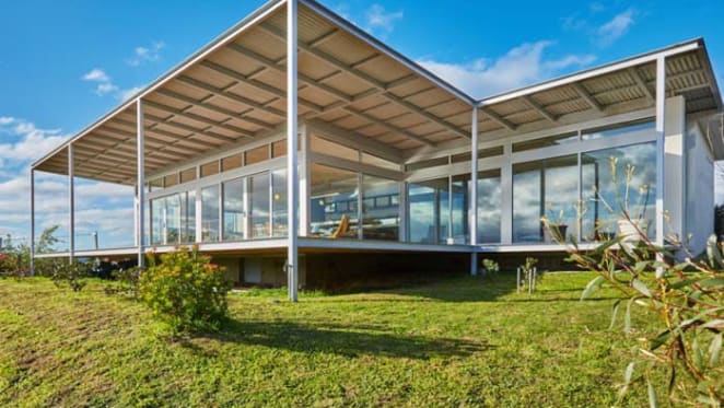 Contemporary Tasmanian beach house listed at Opossum Bay