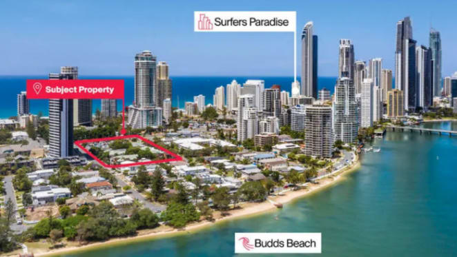 Ralan's Budds Beach Sapphire twin tower development site listed by mortgagee