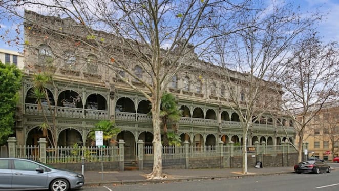 Space for rent in historic Tasma Terrace, Parliament Place Melbourne