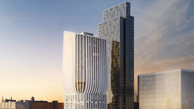 Landream, Zaha Hadid and Plus Architecture come together to produce 582-606 Collins Street