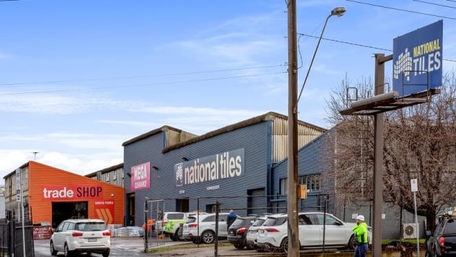 $30 million Frank Walker's National Tiles apartment development site to test the waters at Fisherman’s Bend