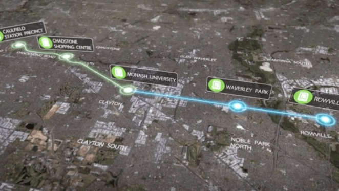 Analysis: the new tram route from Caulfield to Monash University and Rowville