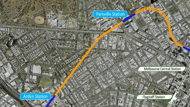 Melbourne Metro: new indicative alignment maps published