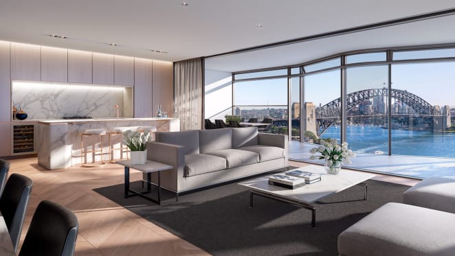 Apartment listed for sale in Sydney's sold-out Opera Residences