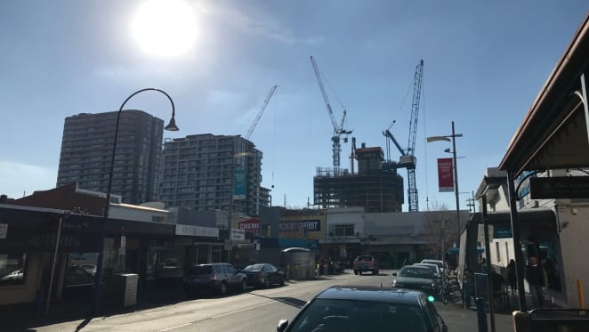 Mason Sq construction update