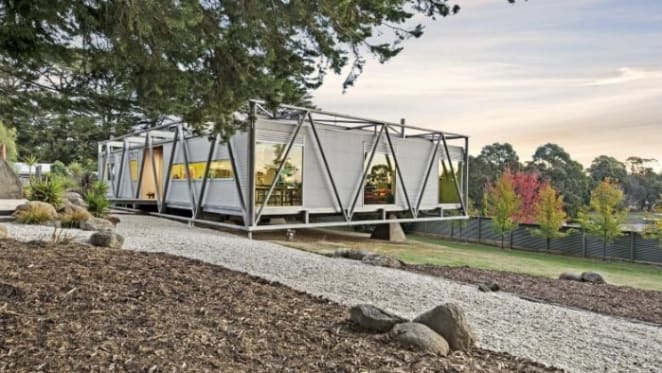 Unusual 1970s Woodend school conversion turned trophy home listed