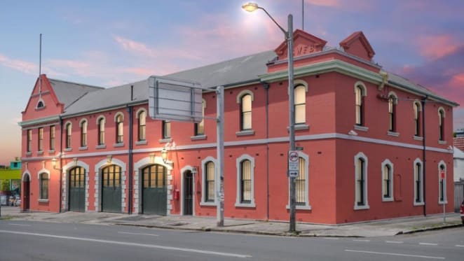That's not a box! Entrepreneur Sascha Griffin selling converted fire station trophy home