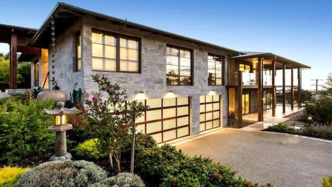 Coastal Japanese-fusion Mornington house, Hinansho, listed for sale