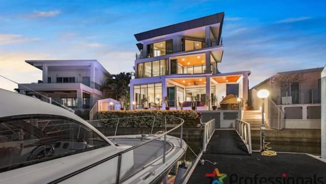 Four bedroom Sovereign Islands house with private pontoon listed for $5.35 million