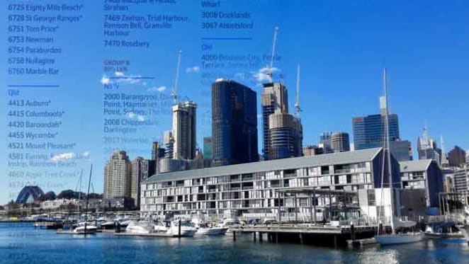 The 600 suburbs where the NAB requires more than a 10 percent deposit for home loans