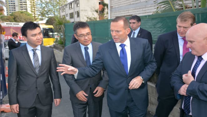 Surfers Paradise crystal inspired Jewel project gets Tony Abbott visit