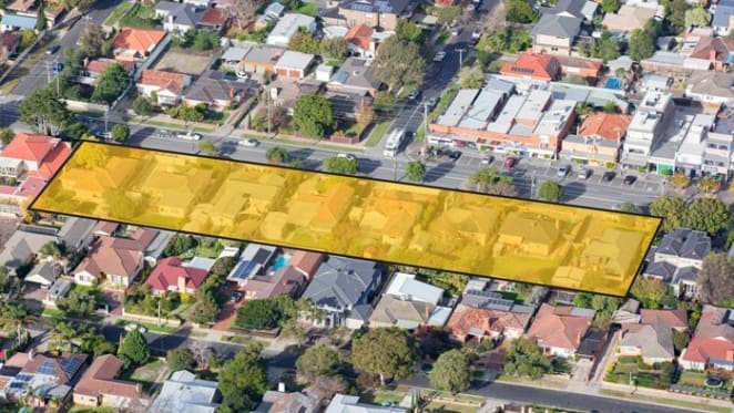 Eight owners market one acre Cheltenham site