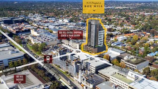 Premium apartment development site in Box Hill listed through Savills