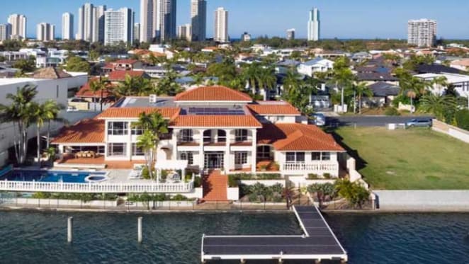1980s Keith Williams mansion hits the market at Surfers Paradise