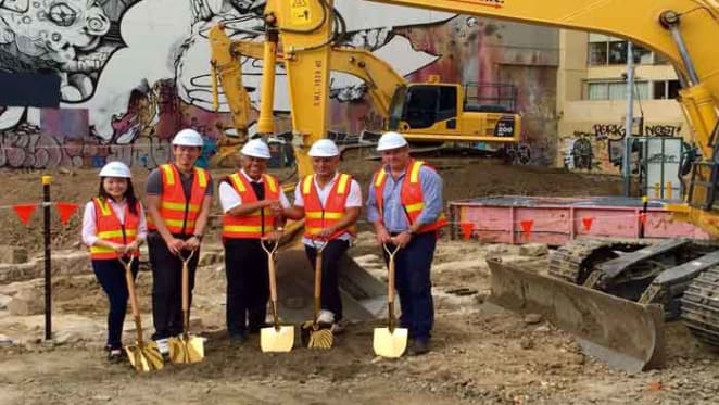 Construction starts on Conservatory, an apartment project with archaeological twist