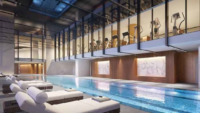 Swimming pool at Lendlease project growing concierge culture converts CBD apartment buyers