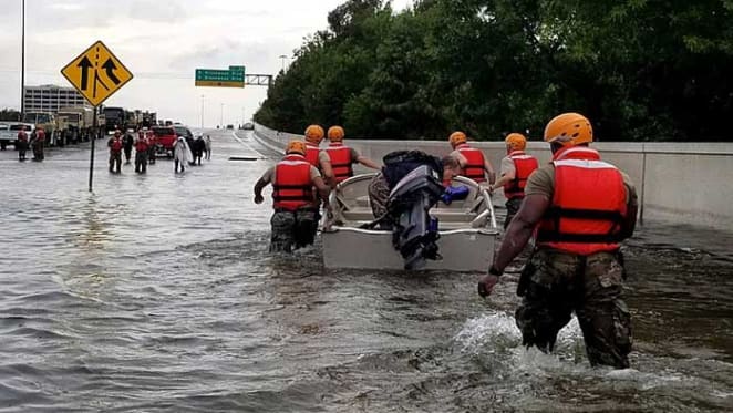 70 percent of the flood damage from Hurricane Harvey is uninsured