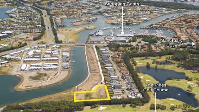 Development site at Hope Island for auction