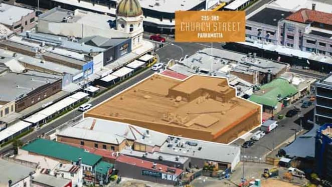 Iris list white hot Parramatta Gateway development site
