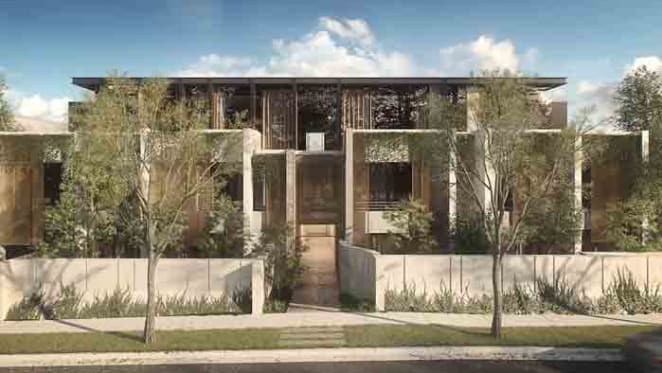 Stephen Jolson-designed apartments on Washington Street, Toorak