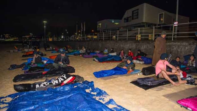 Estate agent Bondi Beach sleepout raises $130,000 for YOTS