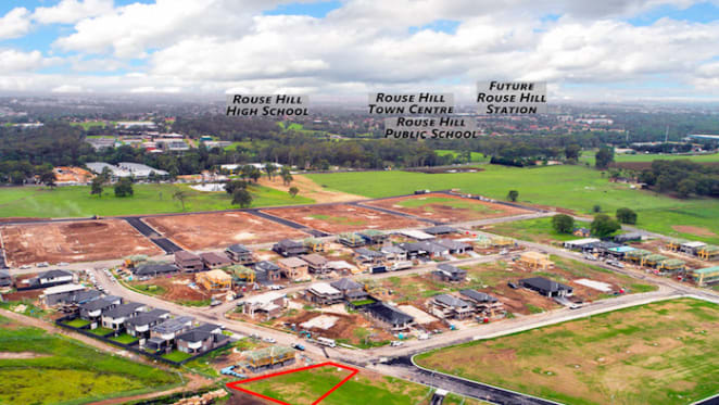 Outer Sydney Box Hill vacant building block sold