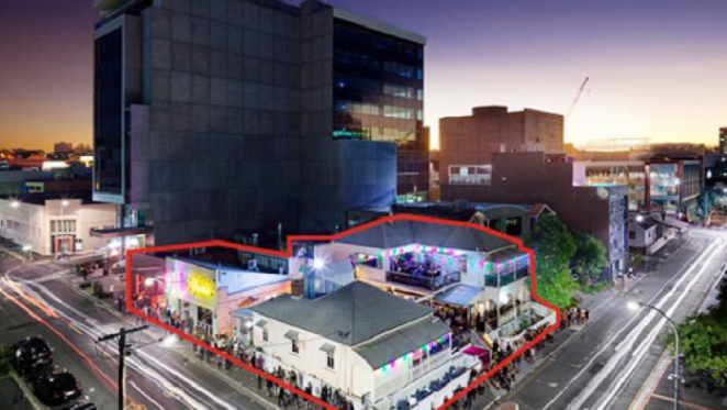 Fortitude Valley bar and eatery premises listed for sale