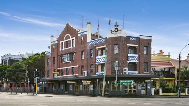 Paddington's Captain Cook Hotel leasehold listed
