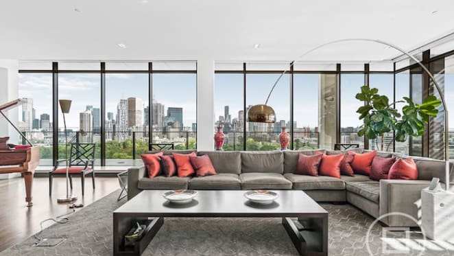 The 1101/150 Clarendon Street, East Melbourne sub-penthouse repriced $10 million less than initial $46 million hopes