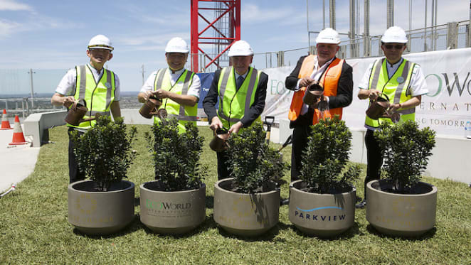 Eco World International tops out West Village project in Parramatta