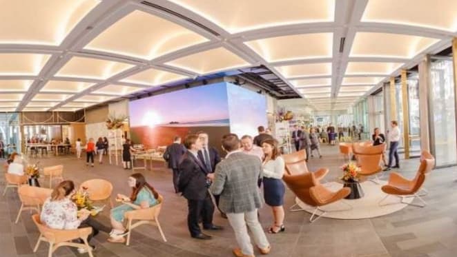 State of the art foyer brings Brisbane outdoors in