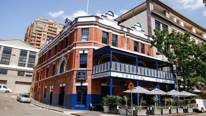 Woolloomooloo's Frisco hotel on the market two years after makeover