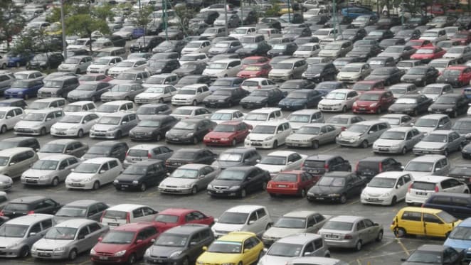Empty car parks everywhere, but nowhere to park