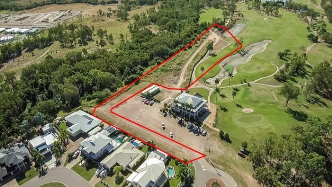 Development site fronting golf course up for sale in Townsville