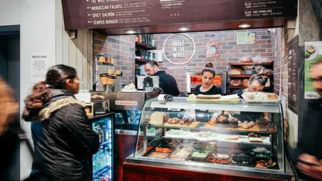 Hole in the Wall Cafe on Sydney's Macquarie Street listed through Savills