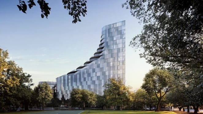 Architecturally-designed crystalline building approved in industrial Cremorne, Melbourne