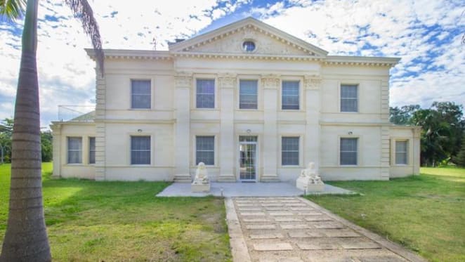 French classical-style Wallis Island house listed for $12 million