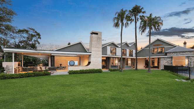 $12 million Lindfield home with indoor slippery slide from upstairs bedrooms to foyer