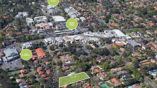Offshore $13 million Lindfield townhouse development site sets new record