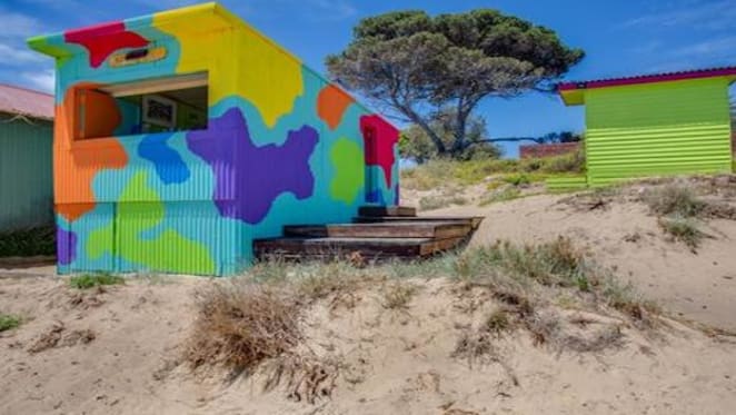 Mornington bathing box listed for sale after $150,000 top weekend bid