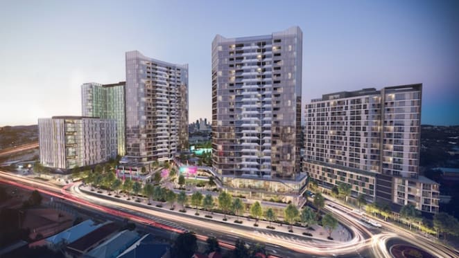 First apartment tower at Park Central in Brisbane's Woolloongabba