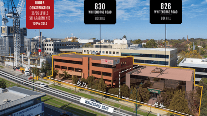 Office properties in Melbourne's Box Hill up for sale
