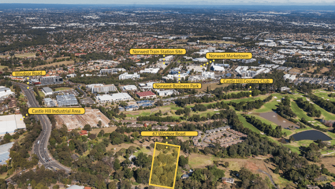 Development site in Sydney's Baulkham Hills up for sale