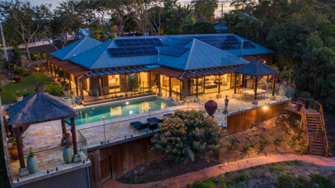 Stephen St Baker's Balinese-style home listed for sale