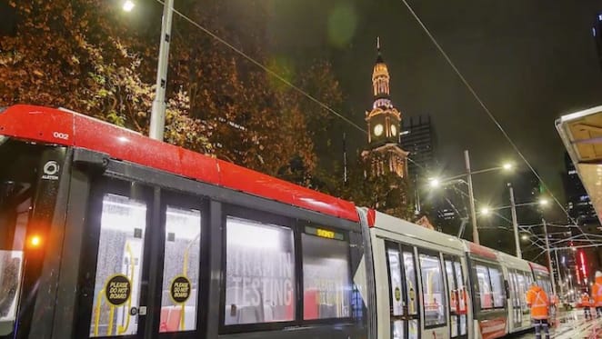 Light rail testing commences across Sydney
