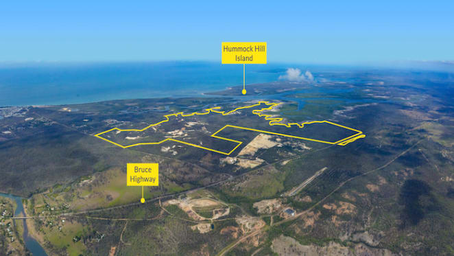 1500 hectare coastal Gladstone land holding with development potential listed